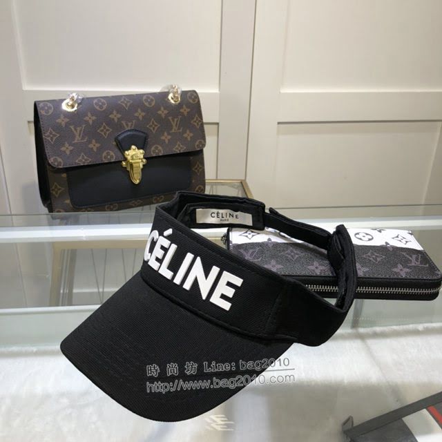 CELINE女士帽子 賽琳空頂遮陽帽  mm1163